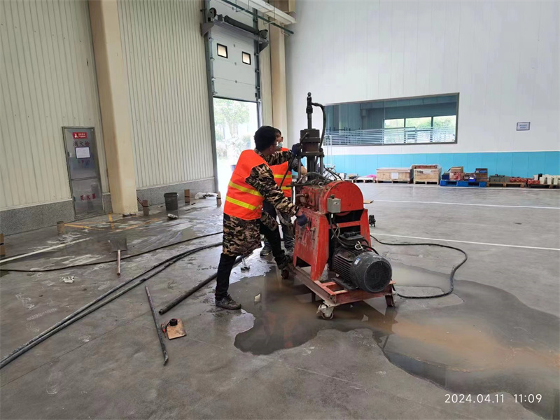 牟定厂房地面下沉塌陷注浆加固施工